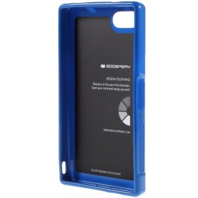 Sony Xperia Z5 Compact mėlynas Mercury kieto silikono (TPU) dėklas / Priedai.lt