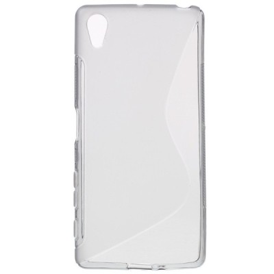 Sony Xperia X (F5121, F5122) kieto silikono TPU skaidrus pilkas dėklas - nugarėlė / Priedai.lt