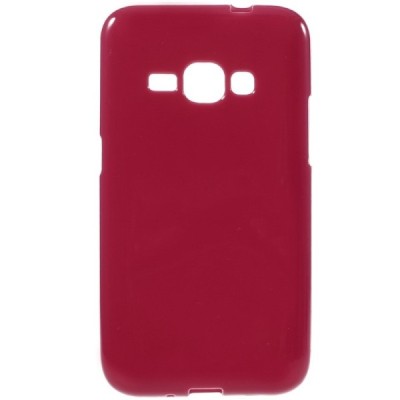 Samsung Galaxy J1 2016 (J120) kieto silikono TPU raudonas dėklas - nugarėlė / Priedai.lt