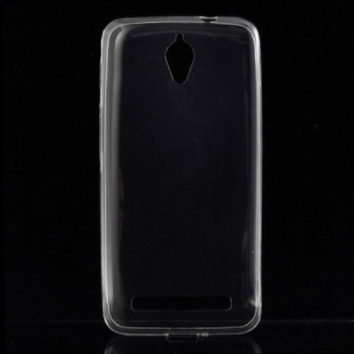 Asus Zenfone C 4.5 (ZC451CG) skaidrus (permatomas) kieto silikono TPU ploniausias pasaulyje dėklas / Priedai.lt