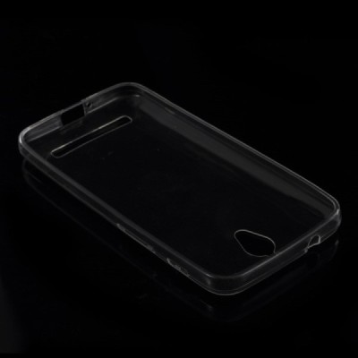 Asus Zenfone C 4.5 (ZC451CG) skaidrus (permatomas) kieto silikono TPU ploniausias pasaulyje dėklas / Priedai.lt