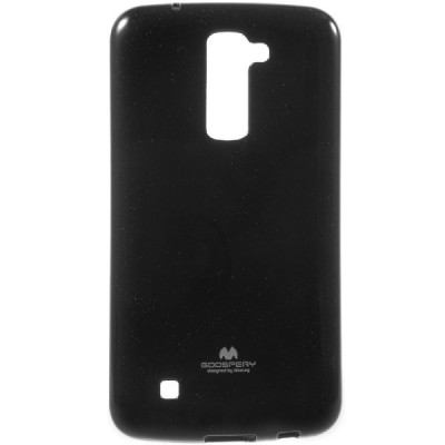 LG K10 (K420N) juodas Mercury kieto silikono (TPU) dėklas - nugarėlė / Priedai.lt