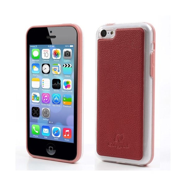 „Kingpad“ Leather kaaned - punane (iPhone 5C)