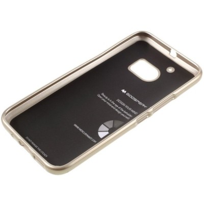 HTC 10 (M10 Lifestyle) auksinis Mercury kieto silikono (TPU) dėklas - nugarėlė / Priedai.lt