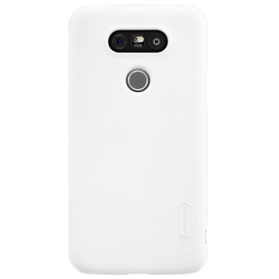 LG G5 (H850) baltas plastikinis dėklas + Nillkin ekrano plėvelė / Priedai.lt