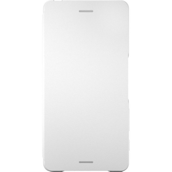 „Sony“ Style Cover Flip tahke kaaned - valge (Xperia X)