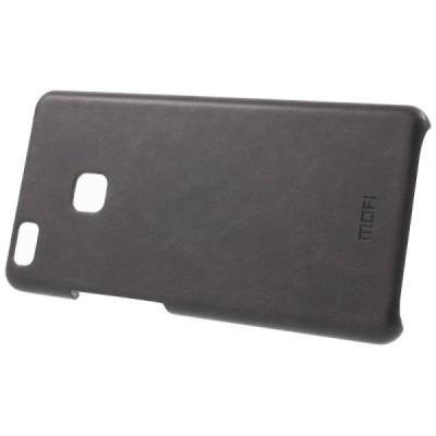 „Mofi“ Slim Leather Huawei P9 Lite (Huawei Ascend P9 Lite, Huawei G9 Lite) pilkas odinis dėklas - nugarėlė / Priedai.lt