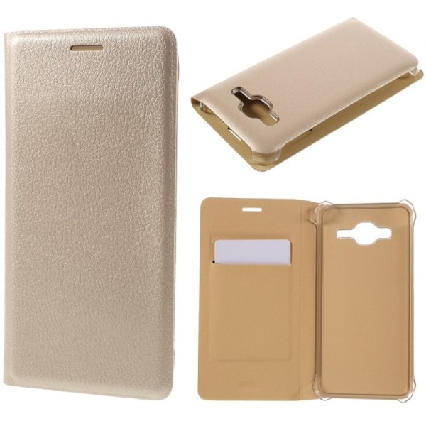 „Smart Wallet“ tahke kaaned - kuldne (Galaxy J3 2016)