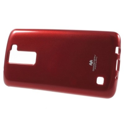 LG K8 raudonas Mercury kieto silikono (TPU) dėklas - nugarėlė / Priedai.lt