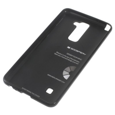 LG Stylus 2 (K520) Mercury juodas kieto silikono tpu dėklas - nugarėlė / Priedai.lt