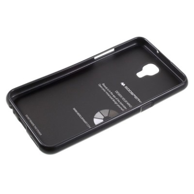 LG X-Screen (K500N) juodas Mercury kieto silikono (TPU) dėklas - nugarėlė / Priedai.lt