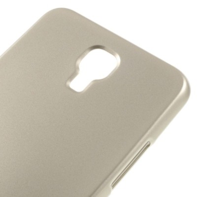 LG X-Screen (K500N) auksinis Mercury kieto silikono (TPU) dėklas - nugarėlė / Priedai.lt