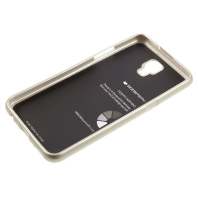 LG X-Screen (K500N) auksinis Mercury kieto silikono (TPU) dėklas - nugarėlė / Priedai.lt