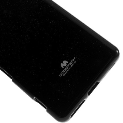 Sony Xperia XA Mercury juodas kieto silikono tpu dėklas - nugarėlė / Priedai.lt