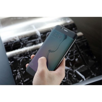 Samsung Galaxy S7 Edge „Rock“ Dr. V atverčiamas juodas dėklas - knygutė / Priedai.lt