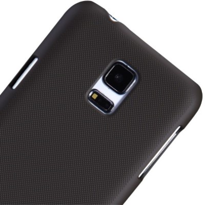 Samsung Galaxy S5 mini Nillkin Frosted Shield rudas plastikinis dėklas + apsauginė ekrano plėvelė / Priedai.lt