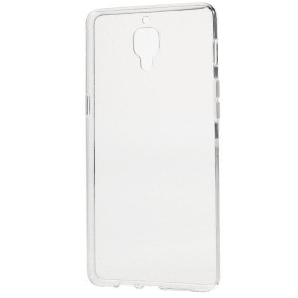 Kõva silikoon (TPU) kaaned - läbipaistev (OnePlus 3)
