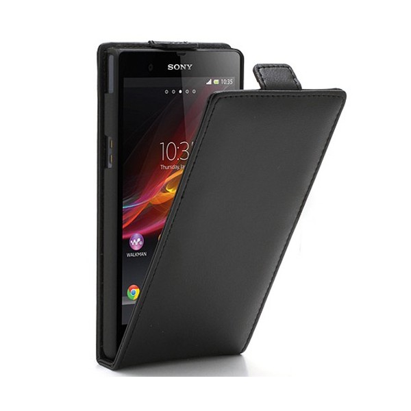Klassikaline tahke kaaned - must (Xperia Z)