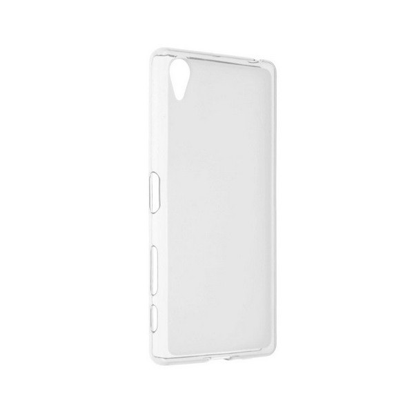 Kõva silikoon (TPU) läbipaistev kaaned - valge (Xperia X Performance)