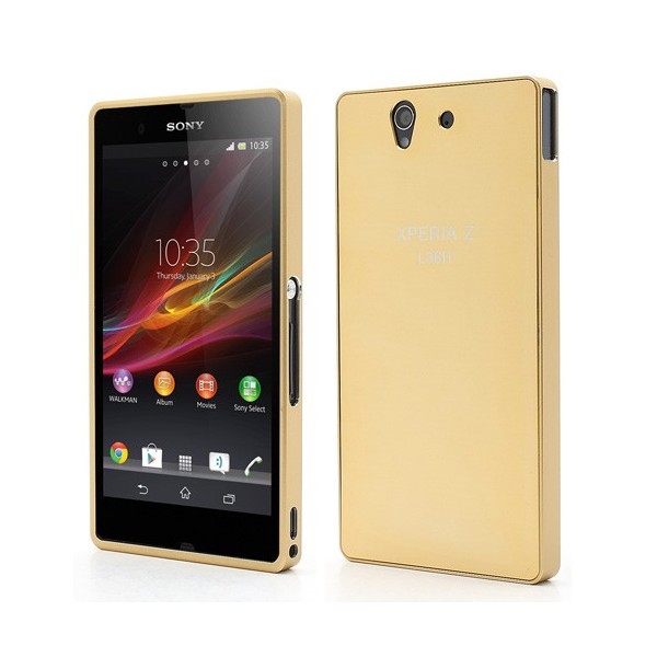 Aliuminio kaaned - kuldne (Xperia Z)