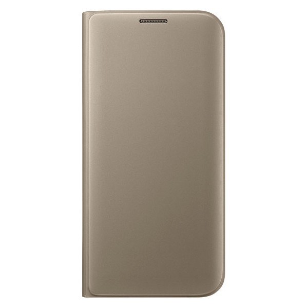 „Samsung“ Flip Wallet Cover tahke kaaned - kuldne (Galaxy S7 Edge)