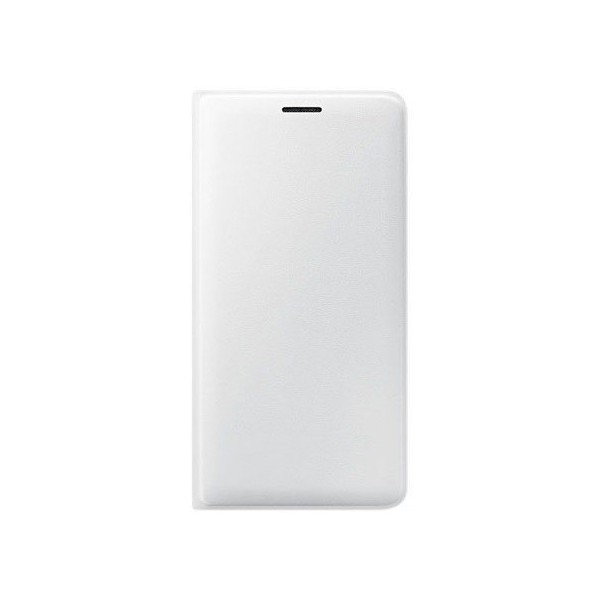 „Samsung“ Flip Wallet Cover tahke kaaned - valge (Galaxy J1 2016)