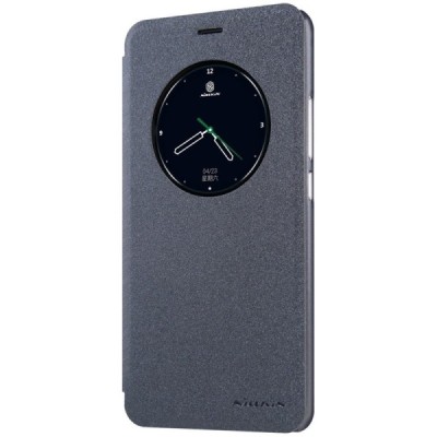 Meizu m3 note pilkas odinis atverčiamas Nillkin Sparkle dėklas / Priedai.lt