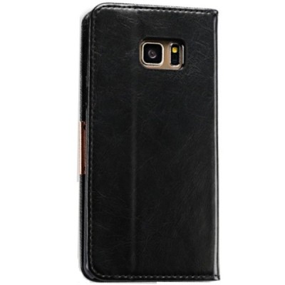 „Kalaideng“ Royale atverčiamas juodas odinis Samsung Galaxy Note 7 (N930) dėklas / Priedai.lt