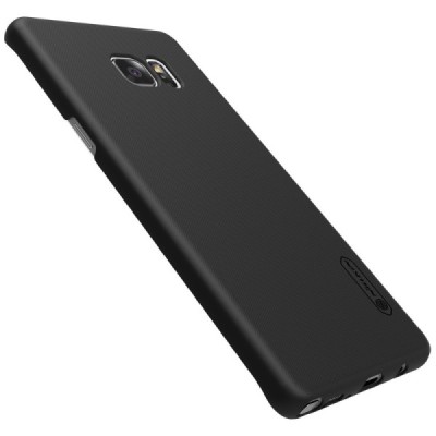 Nillkin Frosted Shield Samsung Galaxy Note 7 (N930) juodas plastikinis dėklas + apsauginė ekrano plėvelė / Priedai.lt