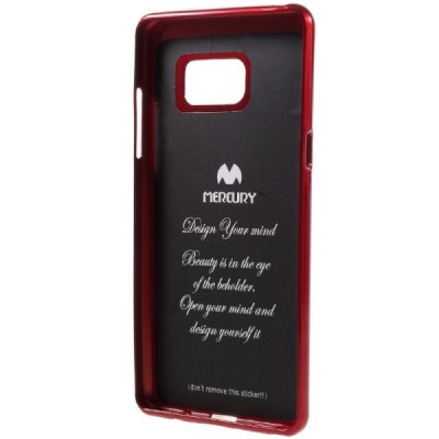 Samsung Galaxy Note 7 (N930) Mercury raudonas kieto silikono tpu dėklas - nugarėlė / Priedai.lt