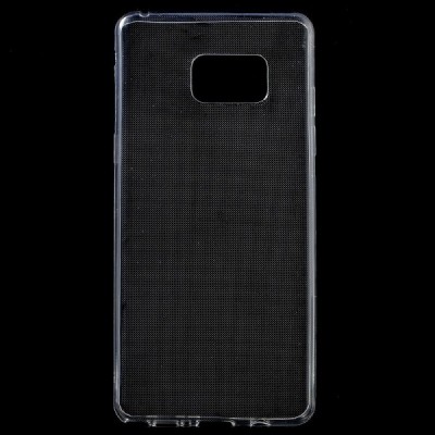 Samsung Galaxy Note 7 (N930) skaidrus (permatomas) kieto silikono TPU ploniausias pasaulyje bespalvis dėklas / Priedai.lt