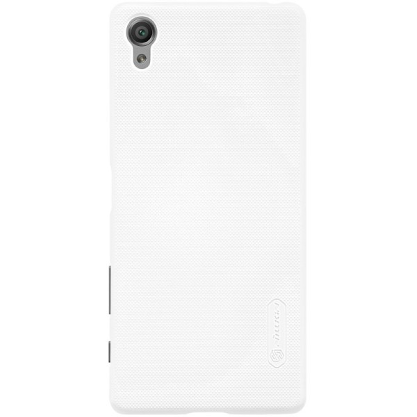 „Nillkin“ Frosted Shield kaaned - valge + ekraani kaitse (Xperia X)