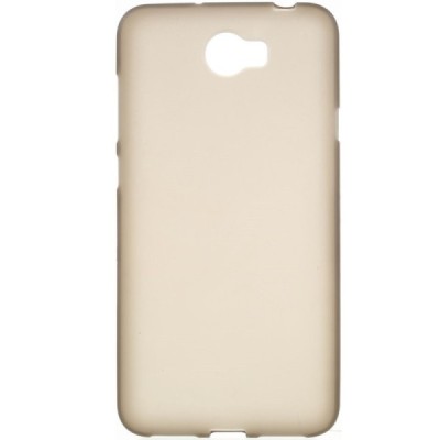 Huawei Y5 II (Huawei Y5 2, Huawei Honor 5, Huawei Honor Play 5, Huawei Honor 5 Play) kieto silikono TPU skaidrus, pilkas dėklas 