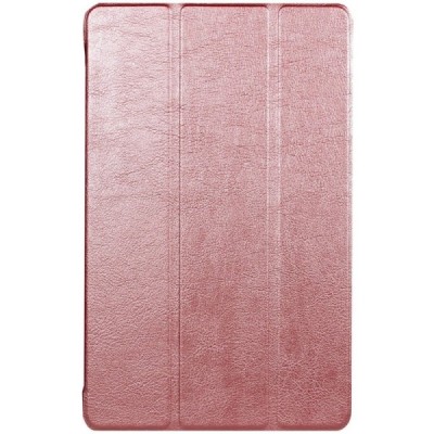 Samsung Galaxy Tab A 10.1 2016 (T580, T585) atverčiamas rožinis odinis dėklas - knygutė / Priedai.lt
