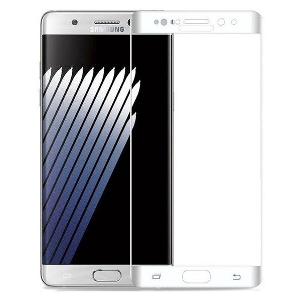 „Amorus“ Tempered Glass kaitsev ekraaniklaas 0.22 mm - valge (Galaxy Note 7)