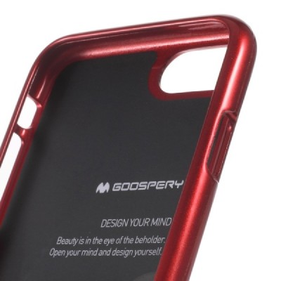 Apple iPhone 7 (iPhone 8) Mercury raudonas kieto silikono tpu dėklas - nugarėlė / Priedai.lt