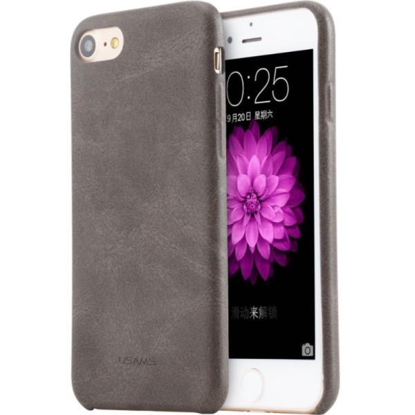 „USAMS“ Slim Leather kaaned - pruun (iPhone 7 / 8 / SE 2020 / SE 2022)