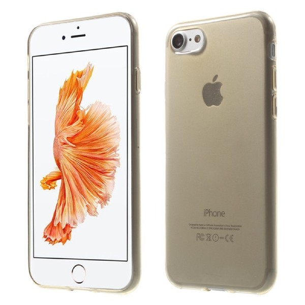 Kõige õhem TPU läbipaistev kaaned - hele pruun (iPhone 7 / 8 / SE 2020 / SE 2022)