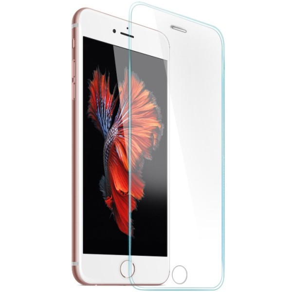 Silikoonist (TPU) servadega täiskattav ekraanikaitse (0,3 mm) - läbipaistev (iPhone 6 / 6s)