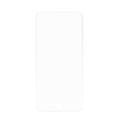 iPhone 6 (6s) Tempered Glass sustiprintos apsaugos skaidrus pilnai dengiantis apsauginis ekrano stiklas su silikoniniais (TPU) a