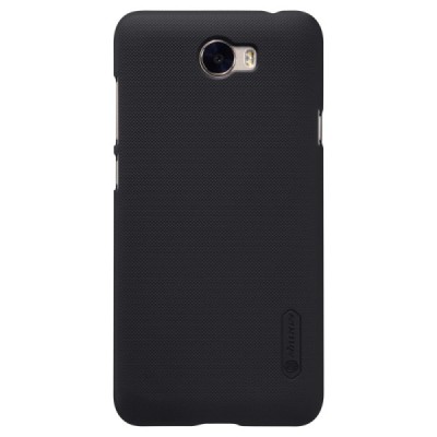 Nillkin Frosted Shield Huawei Y5 II 2 juodas plastikinis dėklas + apsauginė ekrano plėvelė / Priedai.lt