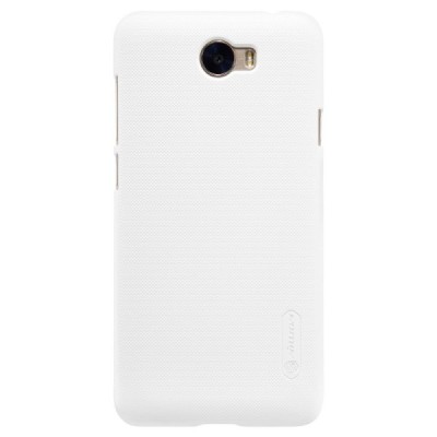 Nillkin Frosted Shield Huawei Y5 II 2 baltas plastikinis dėklas + apsauginė ekrano plėvelė / Priedai.lt