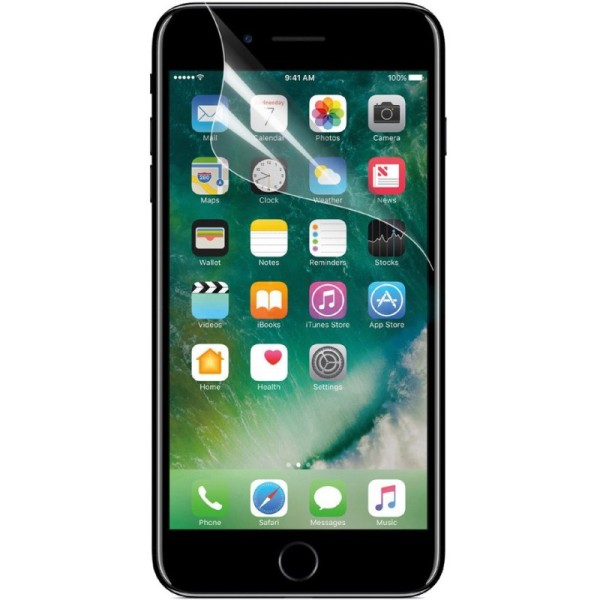 „Calans“ ekraani kaitsekile (täielik katvus) - läbipaistev (iPhone 6 / 6s / 7 / 8 / SE 2020 / SE 2022)