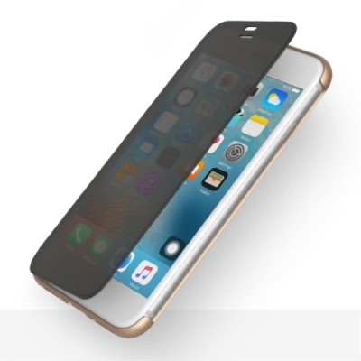 Apple iPhone 7 (iPhone 8) „Rock“ Dr V atverčiamas auksinis dėklas - knygutė / Priedai.lt