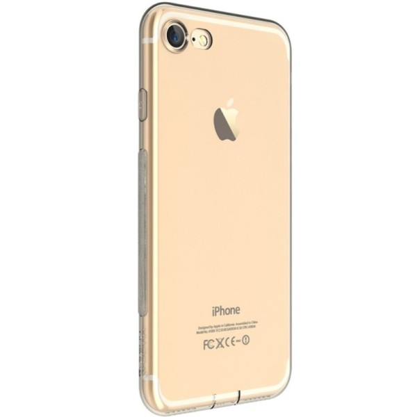 „Devia“ Naked kaaned - läbipaistev + kaitsev ekraaniklaas (iPhone 7 / 8 / SE 2020 / SE 2022)