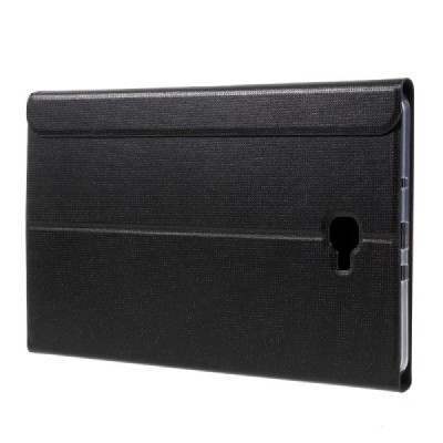 Samsung Galaxy Tab A 10,1 2016 (T580, T585) Smart Case atverčiamas juodas odinis dėklas - knygutė / Priedai.lt