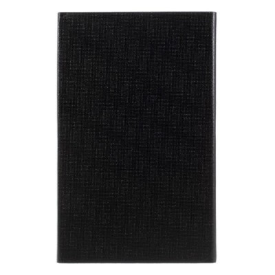 Samsung Galaxy Tab A 10,1 2016 (T580, T585) Smart Case atverčiamas juodas odinis dėklas - knygutė / Priedai.lt