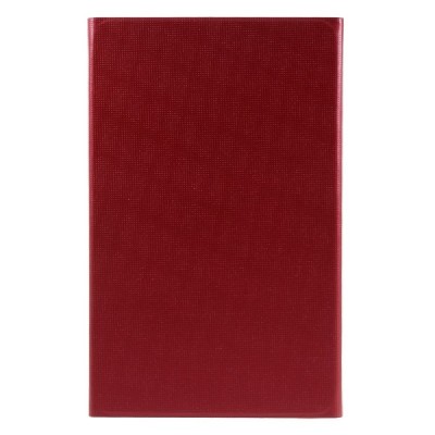 Samsung Galaxy Tab A 10,1 2016 (T580, T585) Smart Case atverčiamas raudonas odinis dėklas - knygutė / Priedai.lt