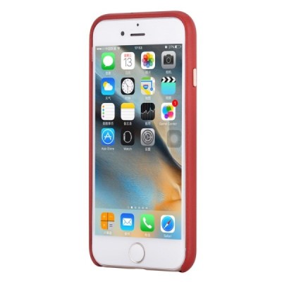 „Devia“ Successor Apple iPhone 7 (iPhone 8) raudonas odinis dėklas - nugarėlė / Priedai.lt