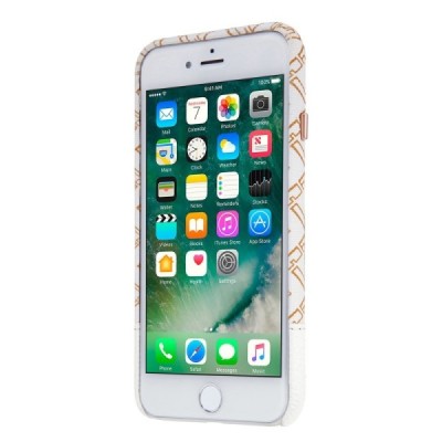 „Nillkin“ Oger Apple iPhone 7 (iPhone 8) baltas raštuotas dėklas - nugarėlė / Priedai.lt